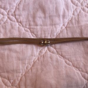 LUCKY BRAND - Tan Beaded Choker